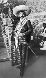 Sombrero Prints: Portrait Of Emiliana Zapata