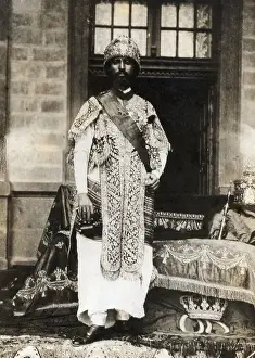 Binoculars Prints: Portrait Of Emperor Haile Selassie