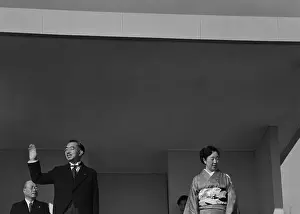 Portrait of Emperor Hirohito and Empress Nagako