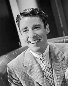 Portrait of English Actor Peter Lawford Smiling