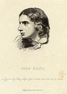 Portrait of English Poet John Keats