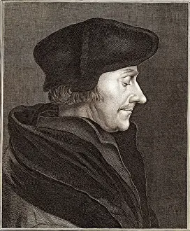 Theology Prints: Portrait of Erasmus