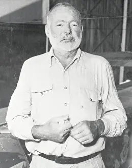 Portrait of Ernest Hemingway