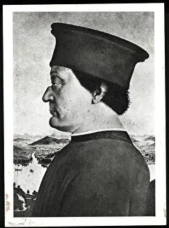 Bpa2 Prints: Portrait of Federico da Montefeltro by Piero della Francesca