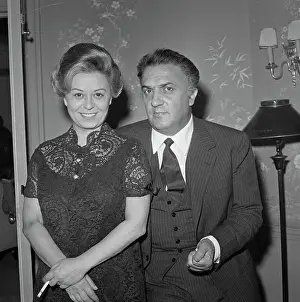 Portrait of Federico Fellini and his Wife