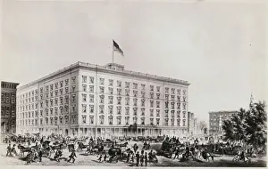 Lodgings Prints: Portrait of Fifth Avenue Hotel