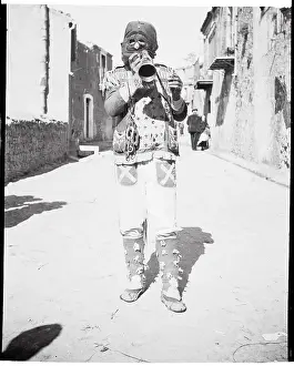 Portrait of Flagellant in Italian Religious Festival