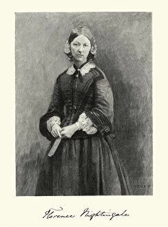 Images Dated 13th July 2015: Portrait of Florence Nightingale