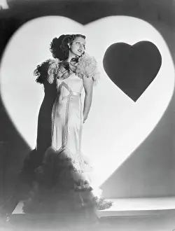 Heart Shape Prints: Portrait of Frances Drake