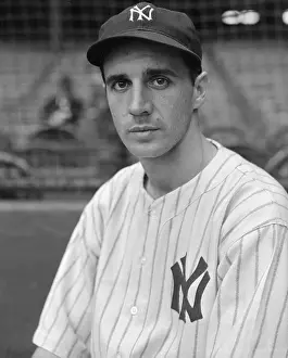 Frankie Crosetti Prints: Portrait of Frank Crosetti in Baseball Uniform