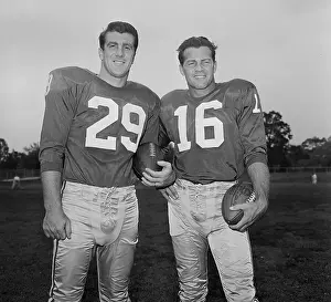 Fairfield Prints: Portrait of Frank Gifford and Alex Webster