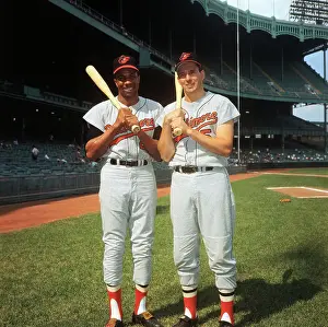 Portrait of Frank Robinson and Brooks Robinson