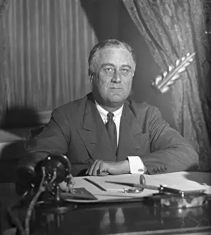 Portrait of Franklin Delano Roosevelt