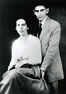 Portrait of Franz Kafka and Felice Bauer