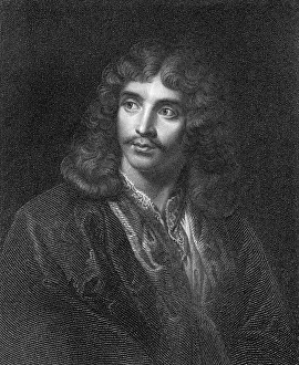 Portrait of French Actor and Playwright Moliere by James Posselwhite