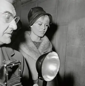 Portrait of French Actress Brigitte Bardot