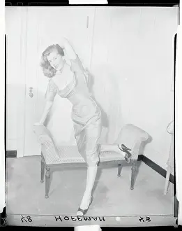 Portrait of French Actress Corinne Calvet