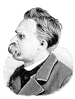Images Dated 11th May 2018: Portrait of Friedrich Nietzsche