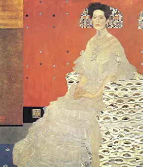 Klimt Prints: Portrait of Fritza Riedler
