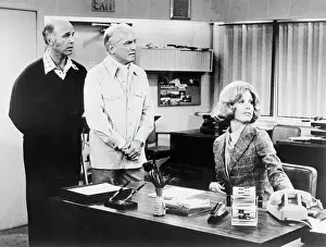 Portrait of Gavin MacLeod, Ted Knight and Mary Tyler Moore