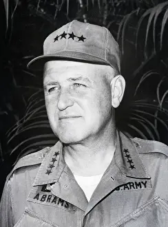 Creighton Williams Abrams Prints: Portrait Of Gen. Abrams In Fatigues