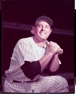 Portrait of Gene Woodling of New York Yankees in Uniform