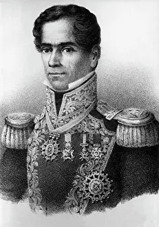 Portrait of General Antonio Lopez de Santa Anna