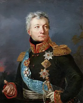 Moscow Prints: Portrait Of General Count Alexander Petrovich Tormasov (1752-1819)