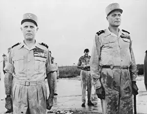 Portrait of Generals Raoul Salan and Rene Cogny