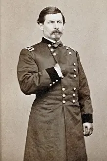 Hands On Chest Prints: Portrait George B. Mcclellan In Uniform