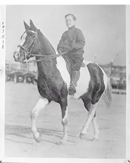 Portrait of George M. Cohan Jr. on Horse