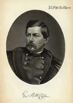 George Brinton Mcclellan Prints: Portrait of George McClellan