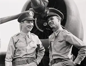Honolulu Prints: Portrait of George S. Welch with Kenneth M. Taylor