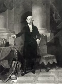 Images Dated 29th June 2011: Portrait of George Washington