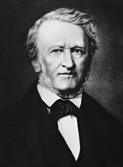 Portrait of German Composer Richard Wagner