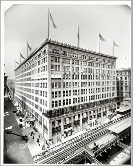 Merchant Prints: Portrait Of Gimbles Department Store