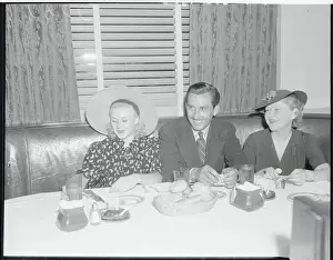 Portrait of Ginger Rogers, Earl Eby and Lela Rogers