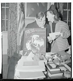 Portrait of Ginger Rogers with Fiorello LaGuardia