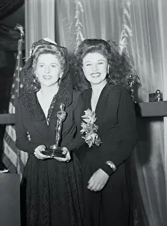 Portrait of Ginger Rogers and Joan Fontaine