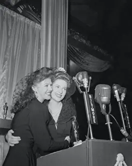 Portrait of Ginger Rogers and Joan Fontaine