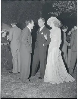 Portrait of Ginger Rogers, Lew Ayres and Junior Carl Laemle