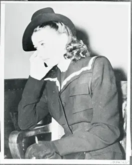 Portrait of Ginger Rogers Looking Despondent