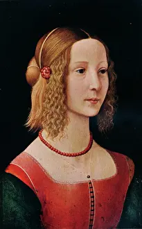 Costume Prints: Portrait Of A Girl, 1490 (1930)