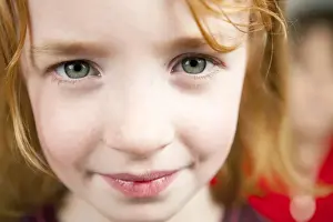 Contemplates Prints: Portrait of a girl with red hair