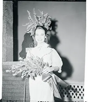 Portrait of Gloria Vanderbilt on Stage
