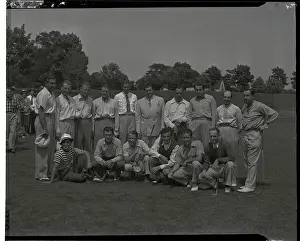 Queens Prints: Portrait of Goodall Championship Golfers