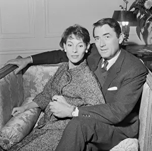 Portrait of Gregory Peck and Veronique Passani