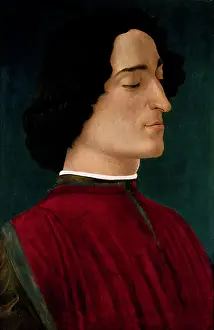 Florentine School Prints: Portrait of Guiliano de Medici by Sandro Botticelli