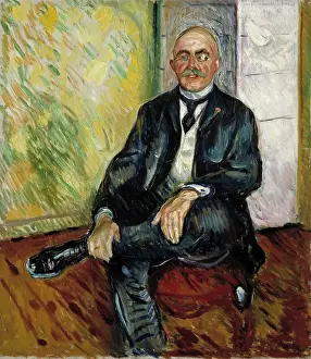 Collector Prints: Portrait Of Gustaf Schiefler