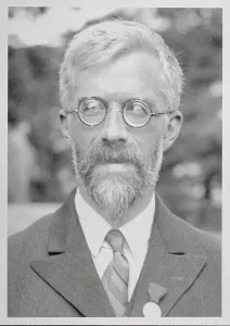 Burbank Prints: Portrait of Hall L. Hibbard Wearing Eyeglasses
